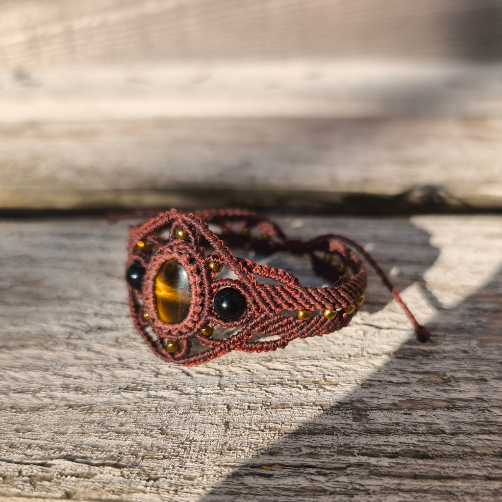 Návod na macramé náramok„Noemi“ – PDF fotonávod krok za krokom